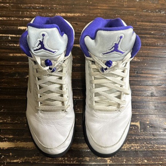 Nike Air Jordan 5 Retro Concord Purple White Black DD0587-141 Mens Size 11 - Picture 4 of 7